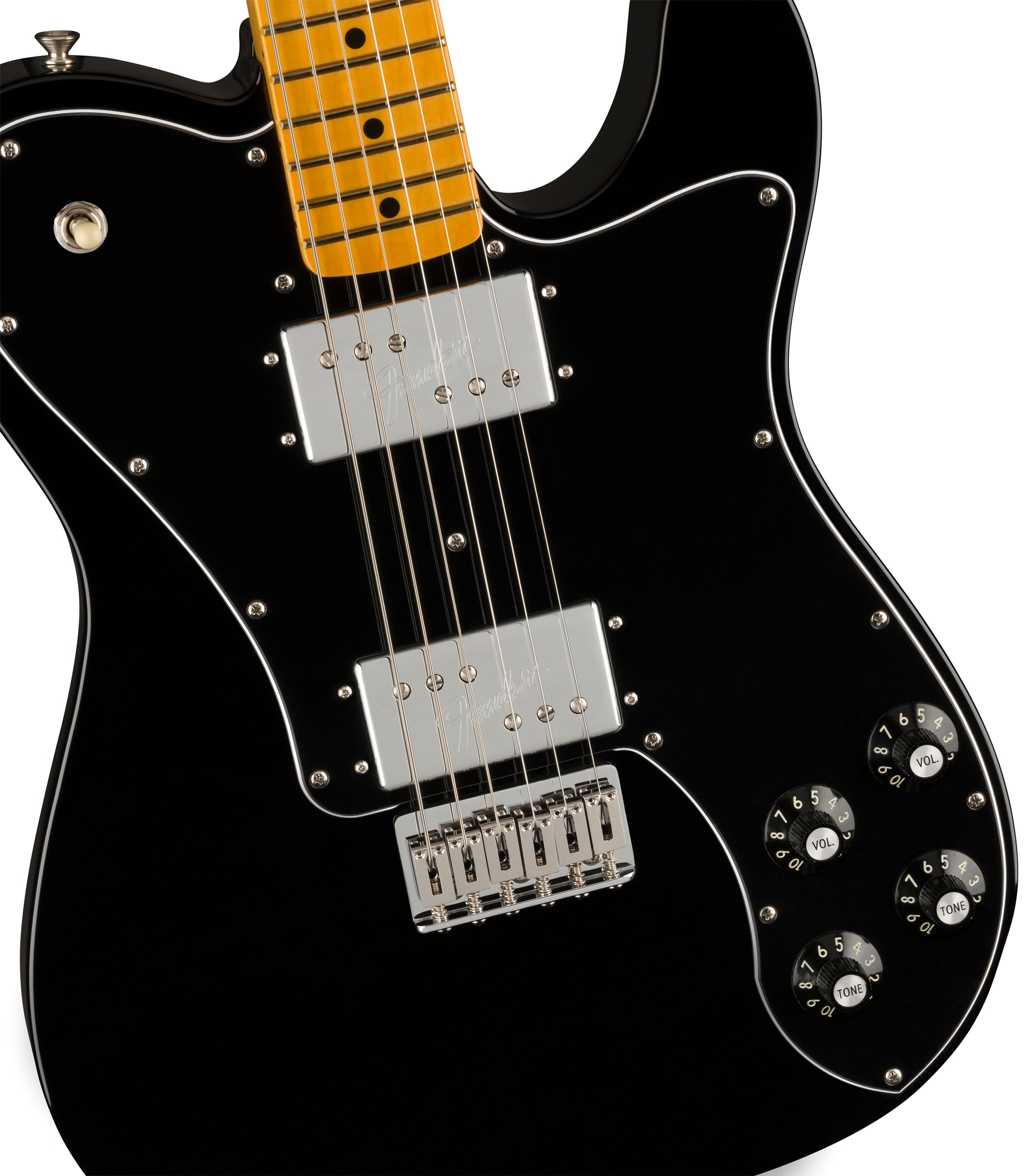 Fender AM Vintage II 1975 Tele Deluxe MN BLK