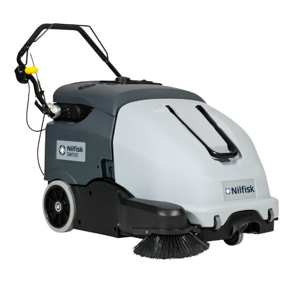 SW900_p_masked Nilfisk SW 900 inkl. 12V/105aH Batterie Kehrmaschine