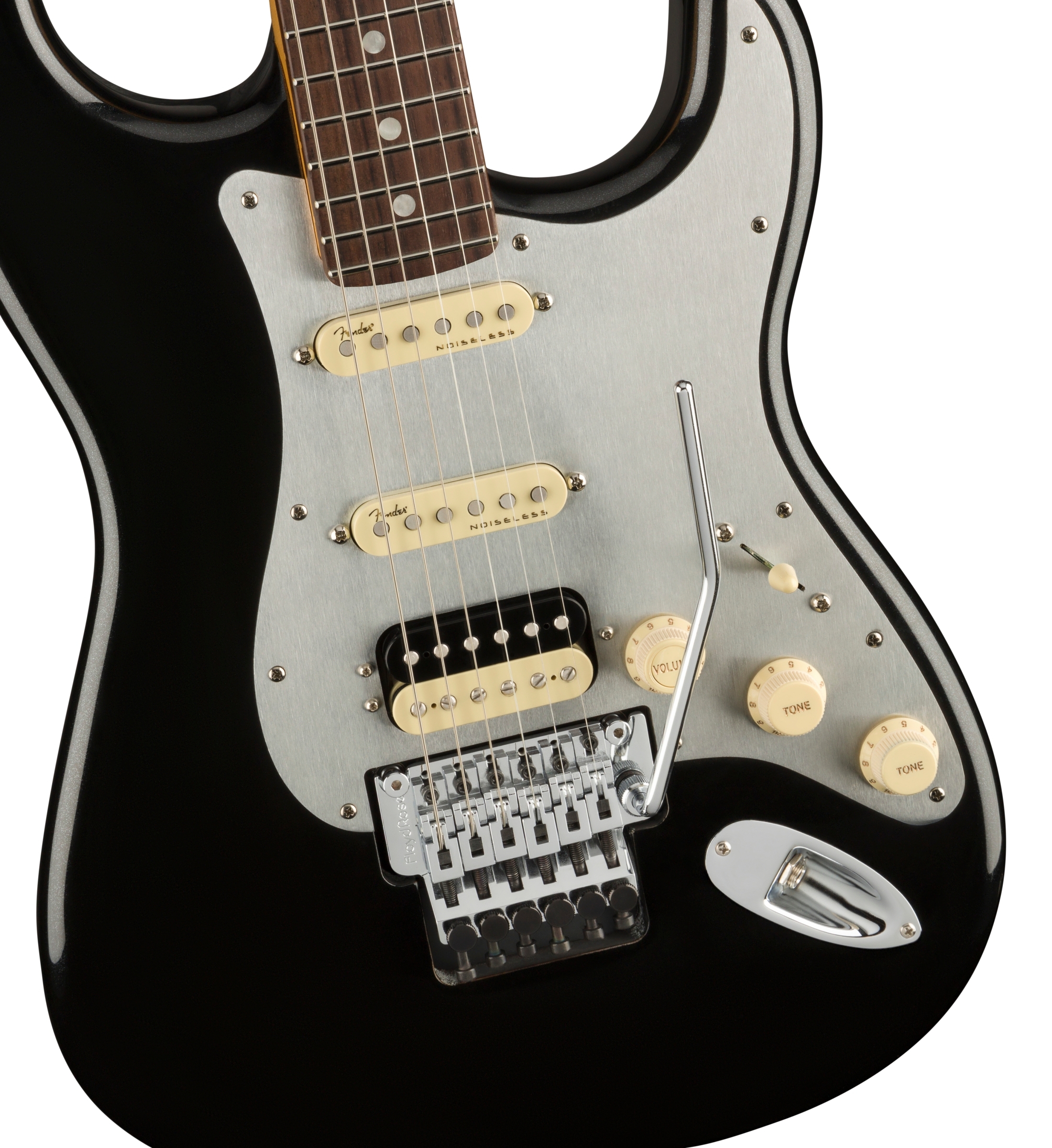 Fender AM Ultra Luxe Strat Floyd Rose RW MBK
