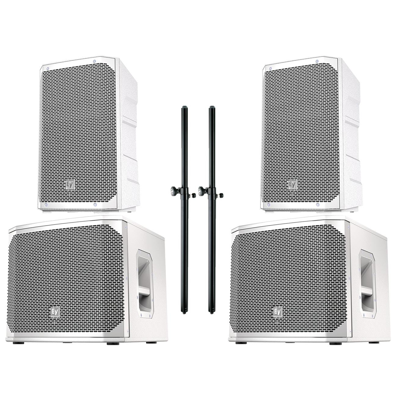 Electro Voice ELX200 Set 10P + 12SP WH