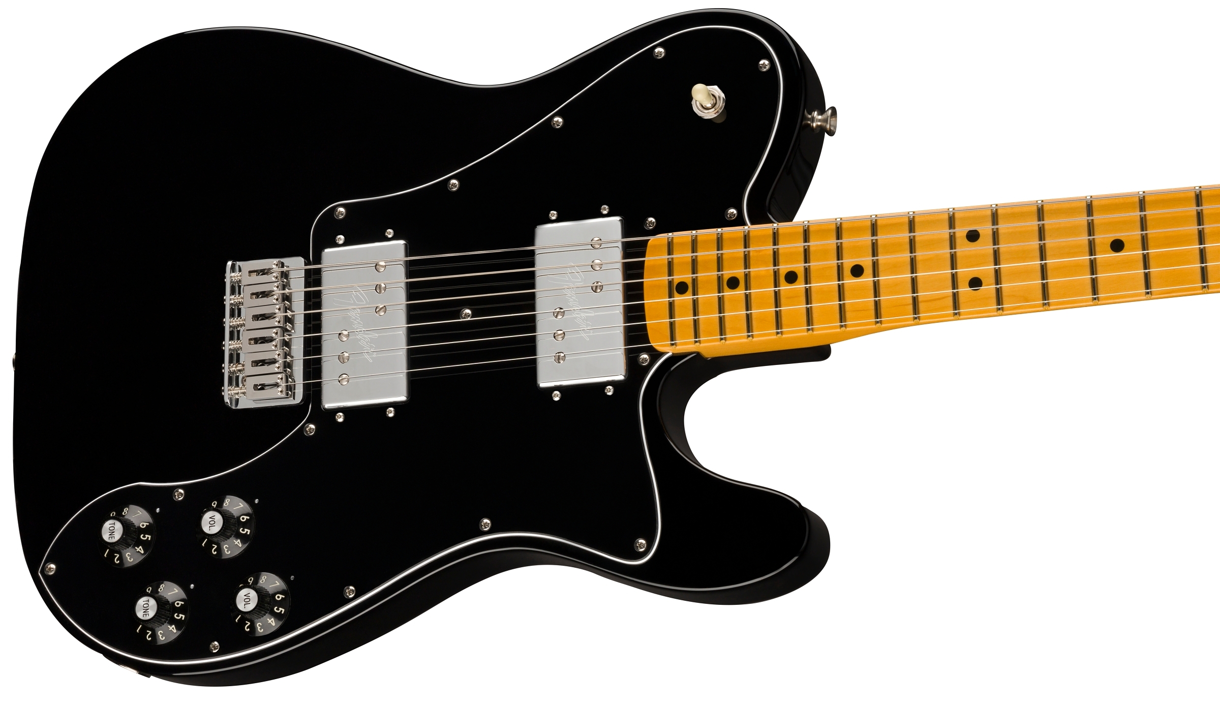 Fender AM Vintage II 1975 Tele Deluxe MN BLK